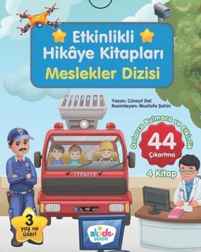 Meslekler Dizisi - Etkinlikli Hikaye Kitapları (4 Kitap Takım)