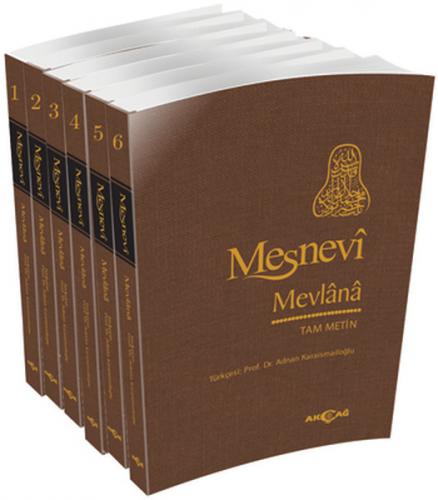 Mesnevi - Tam Metin (Küçük Boy - 6 Kitap Takım)