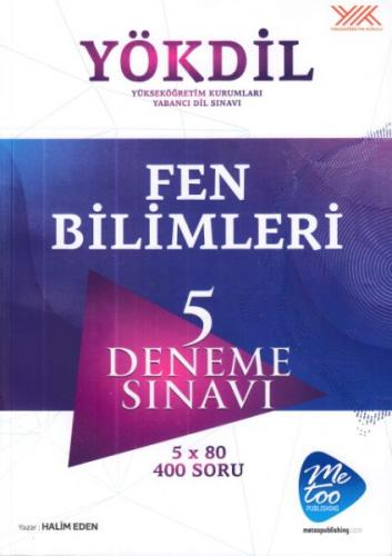 MeToo Publishing YÖKDİL Fen Bilimleri 5 Deneme Sınavı (Yeni)