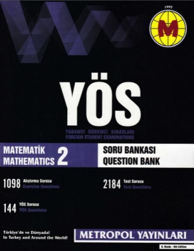 Metropol YÖS Matematik 2 Soru Bankası (Yeni)