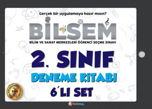 Minik Bilgin Bilsem 2. Sınıf Deneme Kitabı 6'lı Set