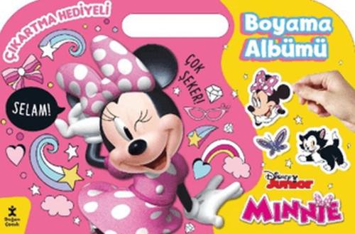 Minnie Çıkartma Hediyeli Boyama Albümü