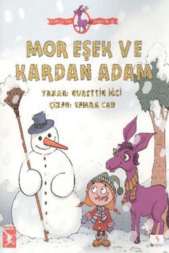 Mor Eşek ve Kardan Adam (Büyük Boy)