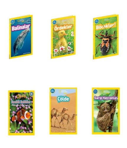 National Geographic Kids Okul Öncesi Serisi 6 Kitap