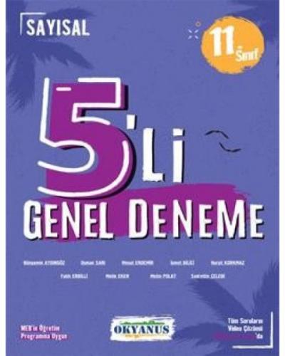 Okyanus 11. Sınıf Sayısal 5 li Deneme