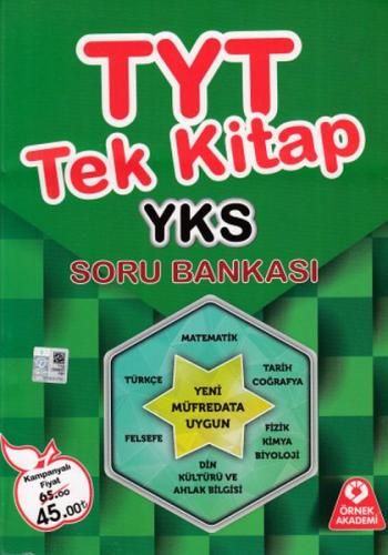 Örnek Akademi YKS TYT Tek Kitap Soru Bankası (Yeni)