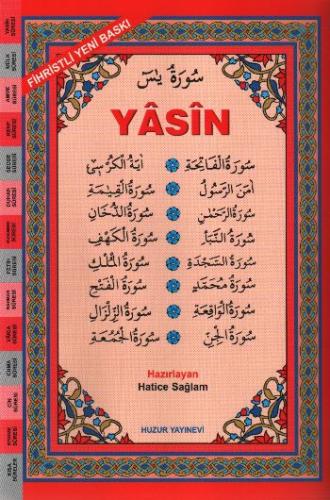 Orta Boy Bilgisayar Hattı Kolay Okunan Arapça Fihristli Yasin-i Şerif 