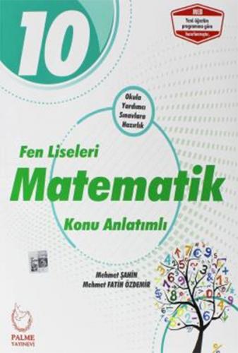 Palme 10.Sınıf Fen Liseleri Matematik Konu Anlatımlı (Yeni)