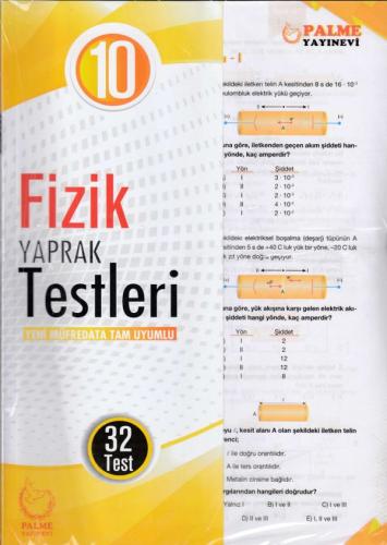 Palme 10. Sınıf Fizik Yaprak Test (Yeni)