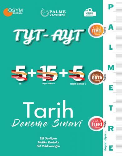 Palme TYT AYT 5+15+5 Tarih Deneme Sınavı