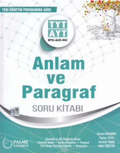 Palme TYT-AYT Anlam ve Paragraf Soru Kitabı (Yeni)