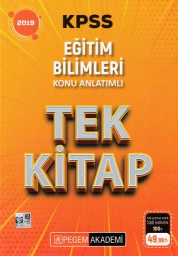 Pegem 2019 KPSS Eğitim Bilimleri Konu Anlatımlı Tek Kitap (Yeni)