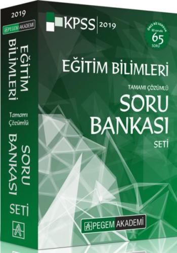 Pegem 2019 KPSS Eğitim Bilimleri Tamamı Çözümlü Modüler Soru Bankası S