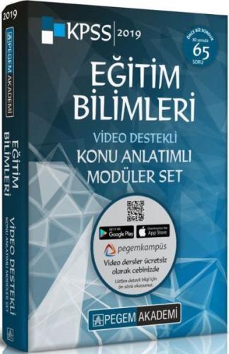 Pegem 2019 KPSS Eğitim Bilimleri Video Destekli Konu Anlatımlı Modüler