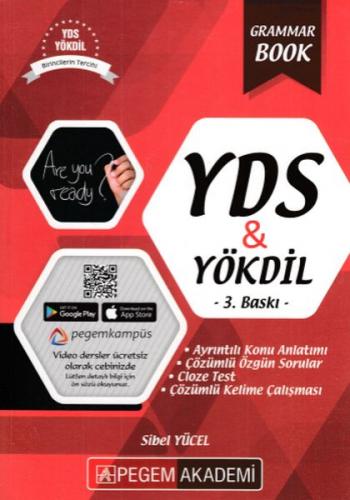 Pegem Akademi YDS - YÖKDİL Grammar Book(Yeni)