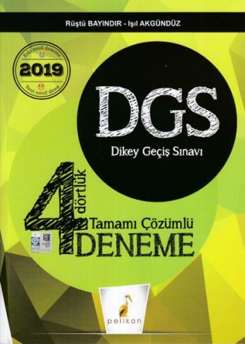 Pelikan 2019 DGS Dört Dörtlük 4 Deneme