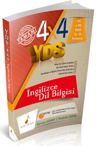 Pelikan 4x4 YDS İngilizce Dil Bilgisi