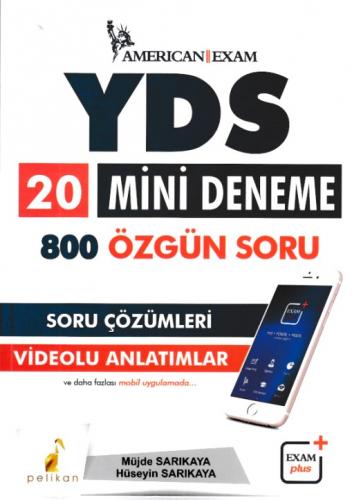 Pelikan YDS 20 Mini Deneme 800 Özgün Soru