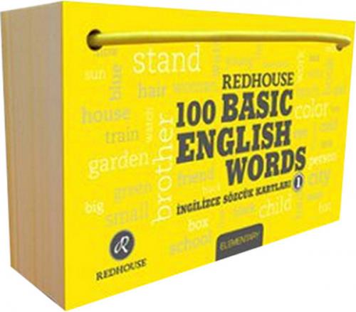 Redhouse 100 Basic English Words -1 (İngilizce Sözcük Kartları)