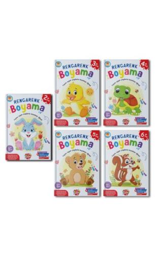 Rengarenk Boyama 10 set+1 set (55 Kitap)