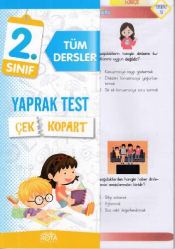 Rota 2.Sınıf Tüm Dersler Çek Kopart Yaprak Test (Yeni)