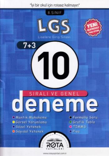 Rota LGS 8. Sınıf 10 Deneme (Yeni)