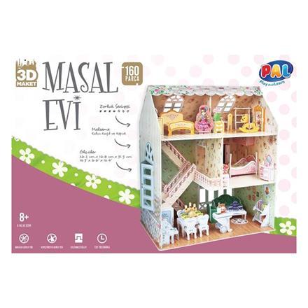 Saral Masal Evi 3D Puzzle 96 Parça