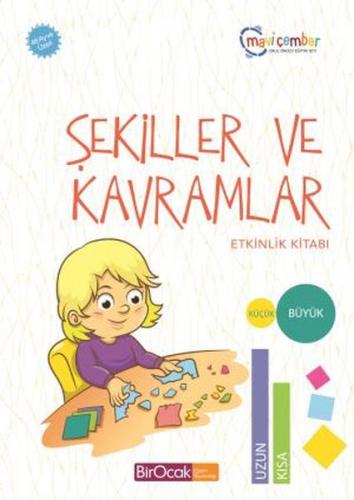 Şekiller ve Kavramlar Etkinlik Kitabı - Mavi Çember (48 Ay ve Üzeri)