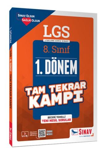 Sınav 8. Sınıf LGS 1. Dönem Çözümlü Tam Tekrar Kampı (Yeni)