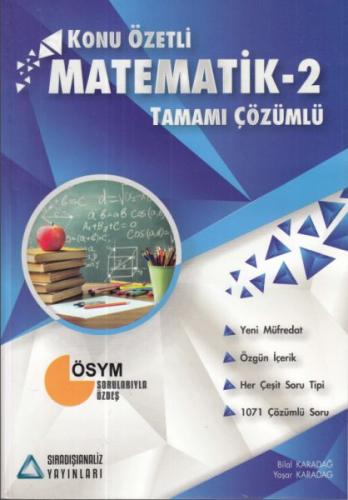 Sıradışı Analiz Matematik 2 Tamamı Çözümlü Konu Özetli Soru Bankası