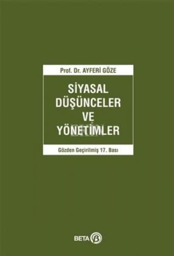 Siyasal Düşünceler ve Yönetimler