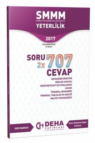 SMMM Yeterlilik 2x707 Soru Bankası Kitabı