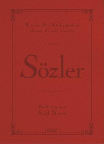 Sözler (Ciltli, Büyük Boy, 2 Renk)