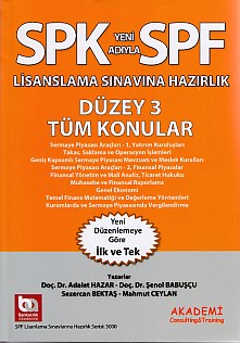 SPK-SPF Düzey 3 - Tüm Konular