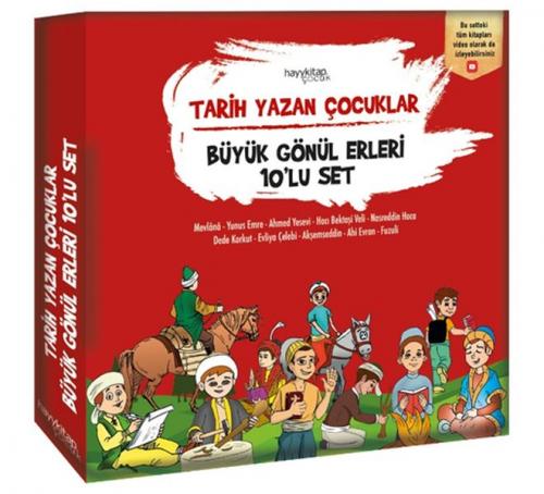 Tarih Yazan Çocuklar - Büyük Gönül Erleri Seti - 10 Kitap Takım