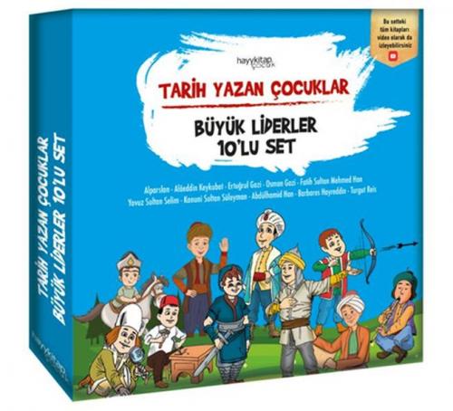 Tarih Yazan Çocuklar - Büyük Liderler Seti - 10 Kitap Takım