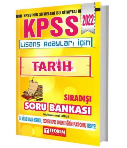 Teorem 2022 KPSS Tarih Sıradışı Soru Bankası