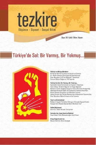 Tezkire Dergisi Sayı: 50 Eylül/Ekim/Kasım 2014