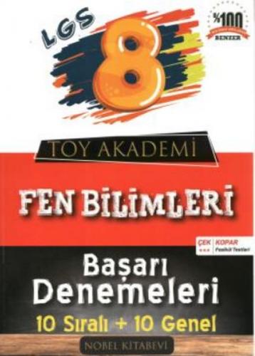 Toy Akademi 8.Sınıf Fen Bilimleri 10 lu Deneme (Yeni)