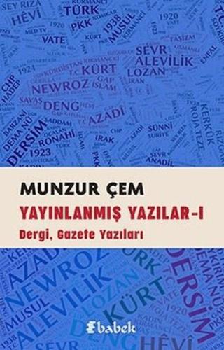 Yayınlanmış Yazılar -1