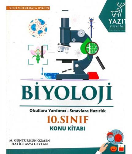 Yazıt 10. Sınıf Biyoloji Konu Kitabı (Yeni)