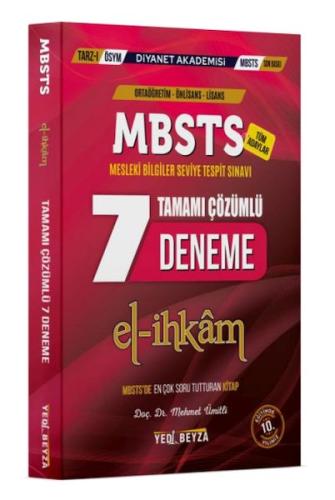 YediBeyza 2024 Mbsts El-İhkam Tamamı Çözümlü 7 Deneme