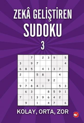 Zeka Geliştiren Sudoku 3 - Kolay - Orta - Zor